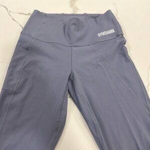 Gymshark workout leggings XS 24” inseam blue/gray